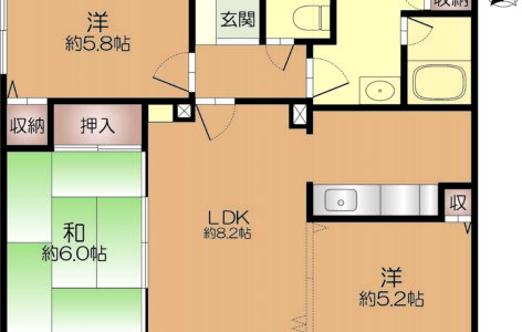 ◇◆賃貸物件情報◆◇（茨木市舟木町）3LDKマンション