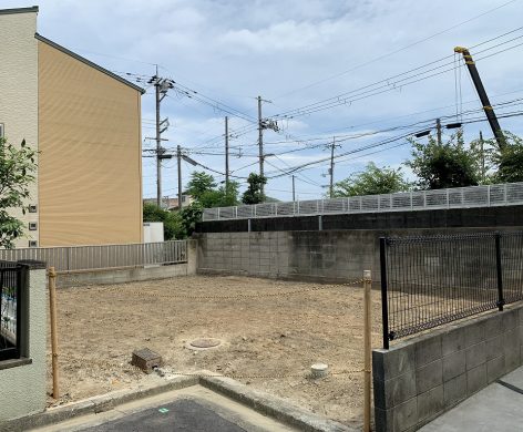 三島郡島本町山崎1丁目 売土地（建築条件なし）