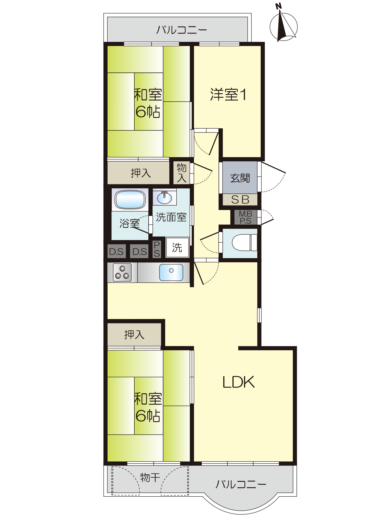 メゾン千里丘Ｂ棟（中古マンション）　