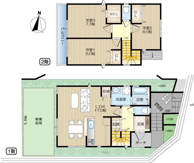 茨木市沢良宜西3丁目(新築一戸建住宅)