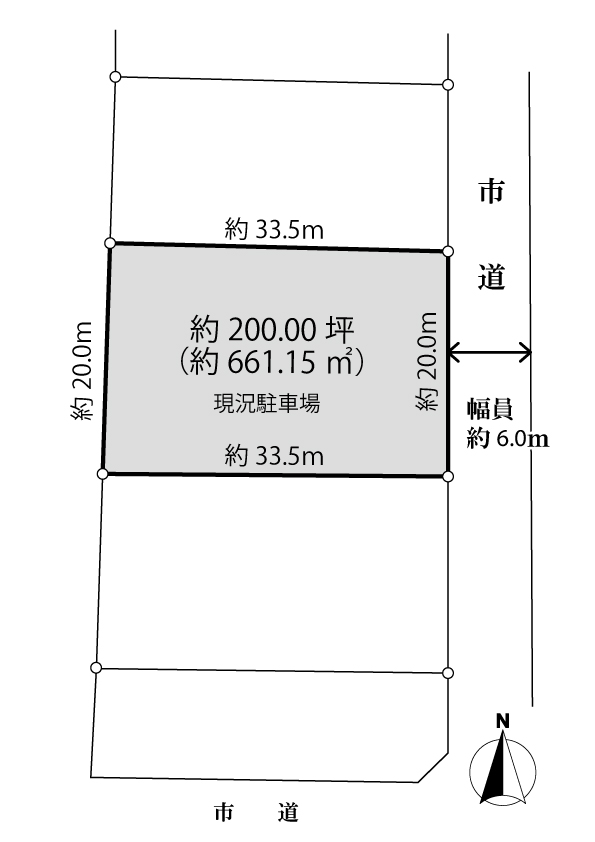 茨木市水尾3丁目(建築条件なし売土地)